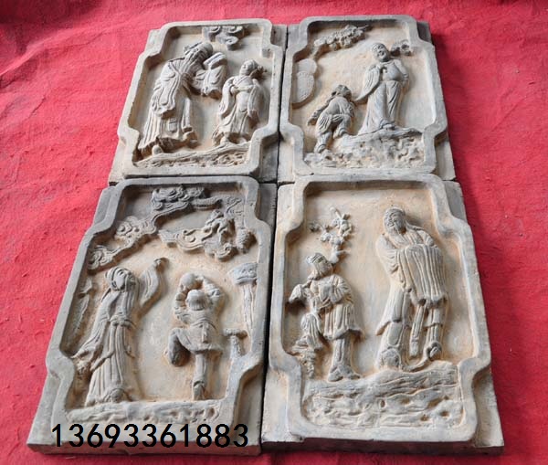 山西仿古砖雕 中式背景影壁墙装饰品 书童人物图30X43cm|msdalam kategori bahan binaan asas, Brick, Brick - dari Buy2taobao.com untuk memberikan perkhidmatan ejen Taobao profesional membeli