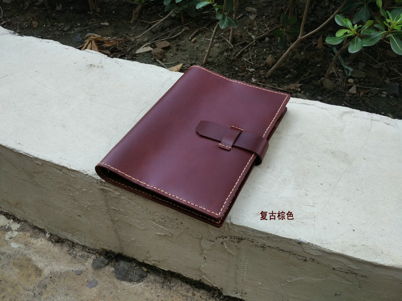 manual The first layer cowhide A5 Notepad genuine leather notebook Retro Brown Free pressing of lettersin the Electronic Dictionary/Electronic paper book/Stationery , The paper book , Notebook/Notepad category - from Buy2taobao.com to provide professional Taobao agent buy service