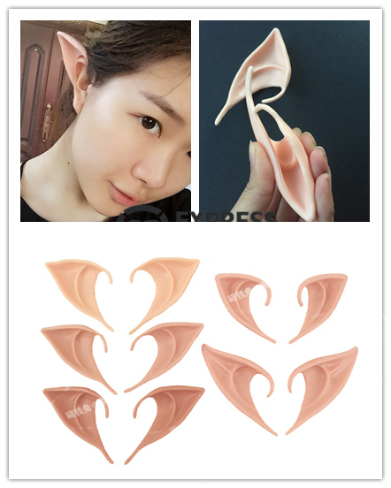 硅胶 精灵耳朵 cosplay 吸血鬼霍比特人魔兽狐狸影视道具长耳朵在类目 模玩/动漫/周边/cos/桌游, Cosplay服饰/道具/服务, COSPLAY配件/道具/人偶服中 - 来自Buy2taobao.com提供专业的淘宝代购服务
