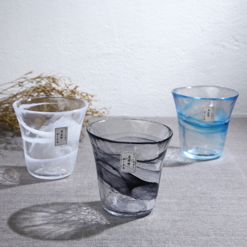 现货日本进口月夜野工房手工彩色烧酒杯锤纹玻璃杯酒杯冷茶杯水杯|msdalam kategori pinggan mangkuk, Cup/cawan/cerek, Glass - dari Buy2taobao.com untuk memberikan perkhidmatan ejen Taobao profesional membeli