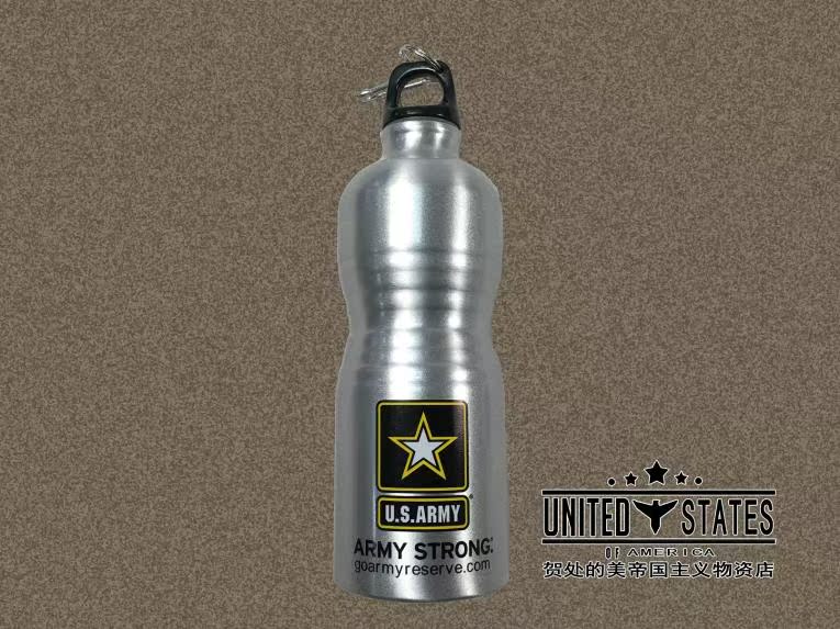 美国正品进口ARMY银灰色铝合金户外骑行登山训练运动超轻水壶水杯在类目 餐饮具, 杯子/水杯/水壶, 冷水壶中 - 来自Buy2taobao.com提供专业的淘宝代购服务