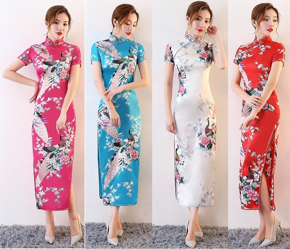 夏款加长款妈妈款2019年粉色新品走秀旗袍长款演出大码表演加大码|msdalam kategori Butik wanita / wanita, perkahwinan/Cheongsam/pakaian, Cheongsam - dari Buy2taobao.com untuk memberikan perkhidmatan ejen Taobao profesional membeli