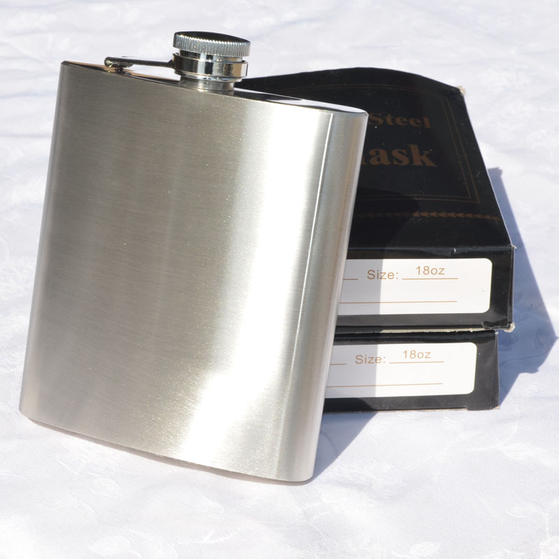 304 Stainless steel flagon 18 Ounce Carry flagon 500ml kettle Hydrationin the ZIPPO/Swiss Army Knife/Glasses , Wine category - from Buy2taobao.com to provide professional Taobao agent buy service