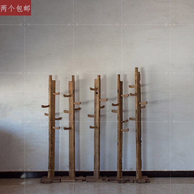 实木卧室架老榆木门板个性衣帽衣架落地置物架简简易衣帽子挂衣帽|ruв категории жилой мебели, рама тип, вешалка - от Buy2taobao.com для оказания профессиональной услуги покупки агента Taobao