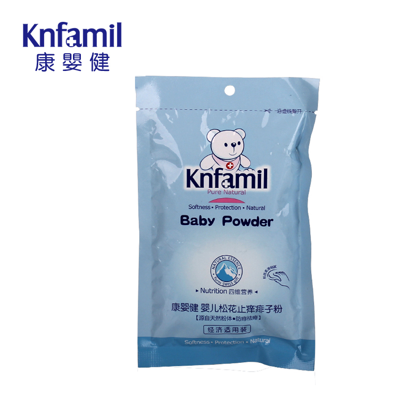 康婴健 婴儿松花痱子粉 宝宝爽身粉痱子粉 祛痱粉袋装70g|ruв категории подгузник/шампунь/вскармливать/тележка кроватью, ванна для ухода за кожей ребенка, 爽身粉 /потница порошок - от Buy2taobao.com для оказания профессиональной услуги покупки агента Taobao