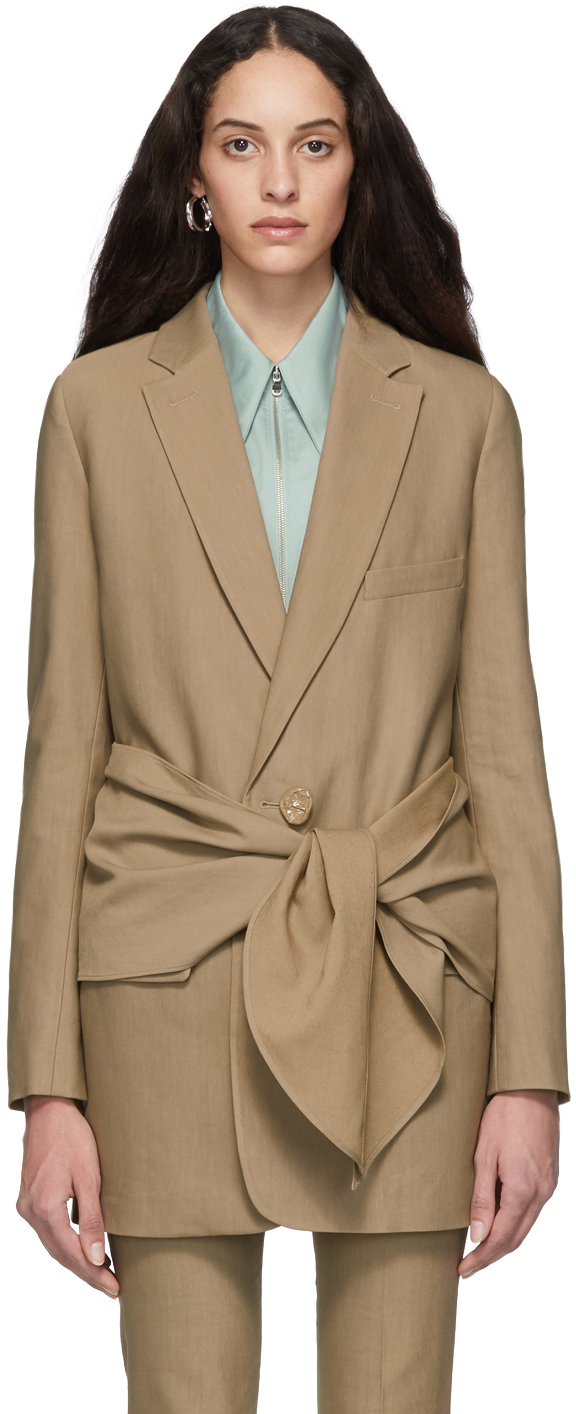 19 New spring and summer Tibi brown Ties have more cash than can be accounted for suit coatin the Women's clothing/Boutique , Suit category - from Buy2taobao.com to provide professional Taobao agent buy service