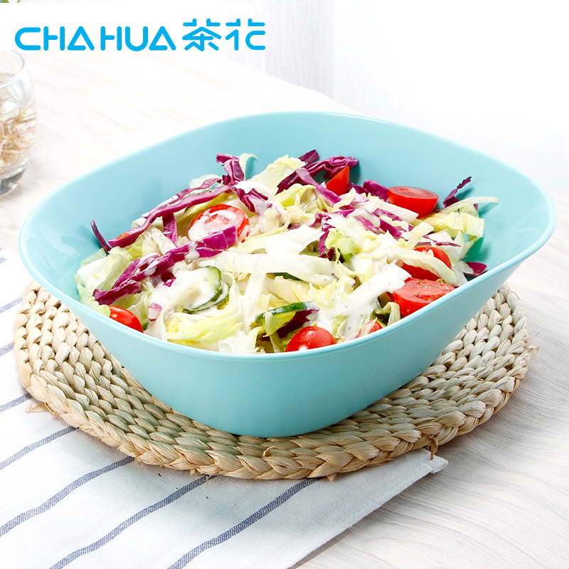 Camellia Salad bowl Plastic Fruit plate square Ellipse Salad bowl fashion originality a living room fruit Bowlin the Tableware , Tableware , Fruit bowl/Fruit plate/Hamper category - from Buy2taobao.com to provide professional Taobao agent buy service