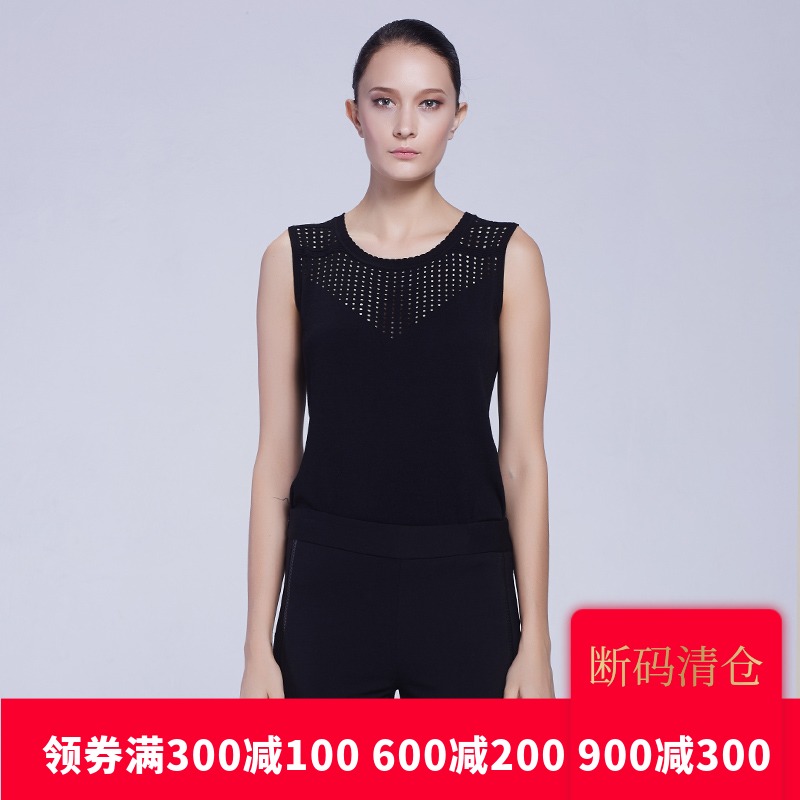 Sly Joseph Li-spring clothes Primer leisure time Versatile Self cultivation Hollow Jacquard knit vest FA637in the Women's clothing/Boutique , Wool sweater category - from Buy2taobao.com to provide professional Taobao agent buy service