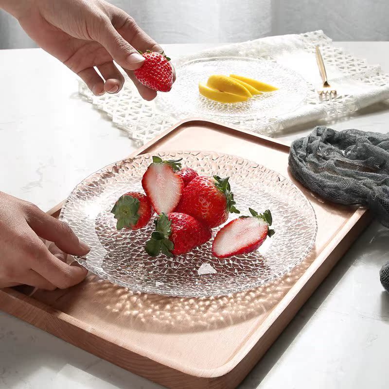 Large Glass Fruit plate fashion Northern Europe Fruit bowl originality Simplicity modern a living room Fruits Basket transparent household Inkin the Tableware , Tableware , Fruit bowl/Fruit plate/Hamper category - from Buy2taobao.com to provide professional Taobao agent buy service