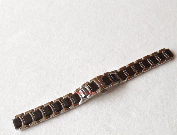 手表配件 女款黑陶瓷间不锈钢凸9mm\总宽14mm|msdalam kategori jam tangan, Fitting - dari Buy2taobao.com untuk memberikan perkhidmatan ejen Taobao profesional membeli