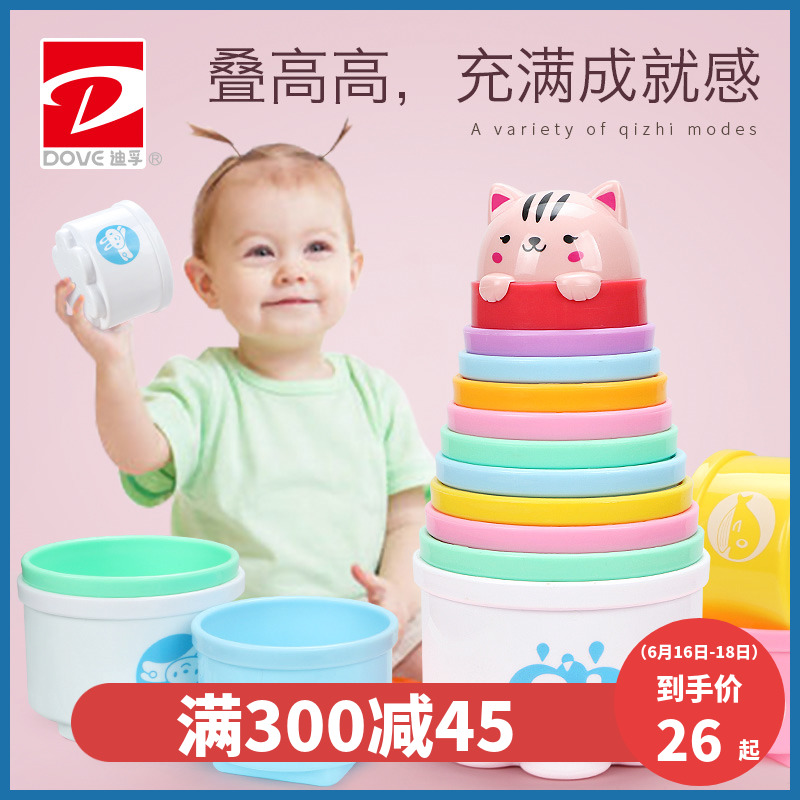 叠叠杯彩虹塔叠叠乐1-2-3岁宝宝婴儿童套杯玩具益智多功能层层叠在类目 玩具/童车/益智/积木/模型, 串珠/拼图/配对/拆装/敲打玩具, 叠叠圈/叠套玩具中 - 来自Buy2taobao.com提供专业的淘宝代购服务