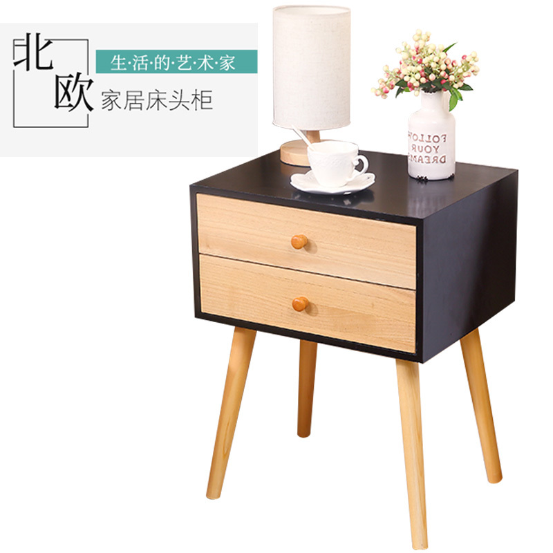 Northern Europe solid wood bedside cupboard Simplicity modern Storage cabinet Lockers Mini Drawers Corner cabinet Bedside cabinetin the Residential furniture , Cabinet , Bedside cabinet category - from Buy2taobao.com to provide professional Taobao agent buy service