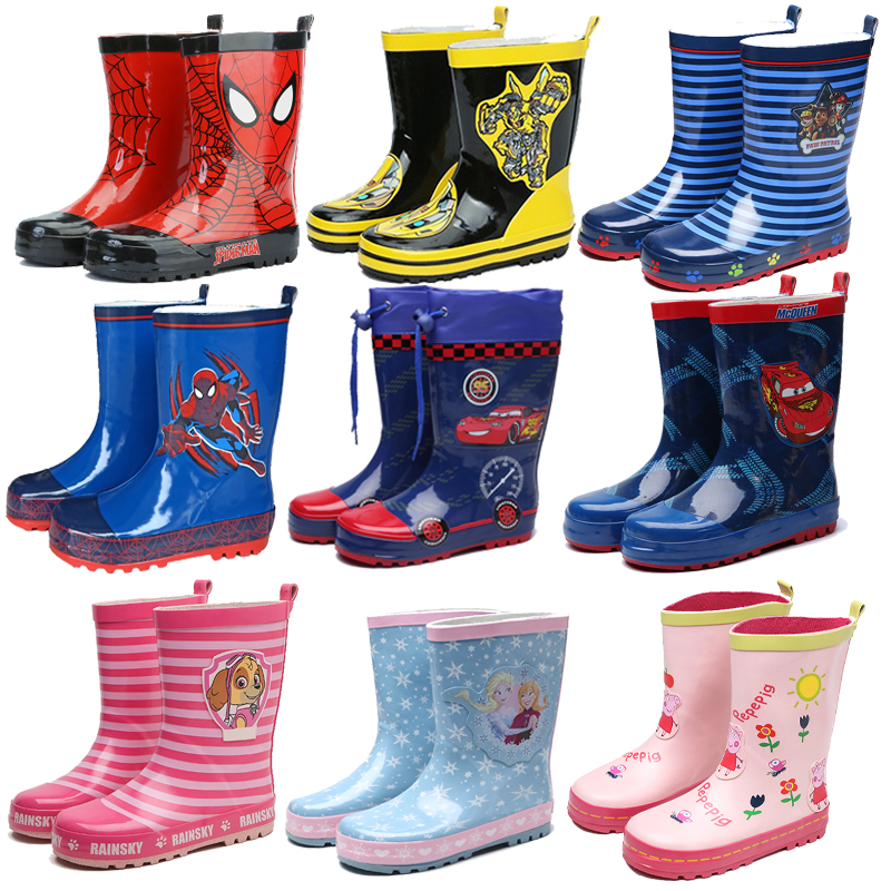 children Rain shoes Boy Big boy fashion Cartoon Boots the republic of korea baby Children non-slip Water shoes In cylinder rubber Overshoesin the Shoes/Baby Shoes/Parent-child shoes , Wellies category - from Buy2taobao.com to provide professional Taobao agent buy service