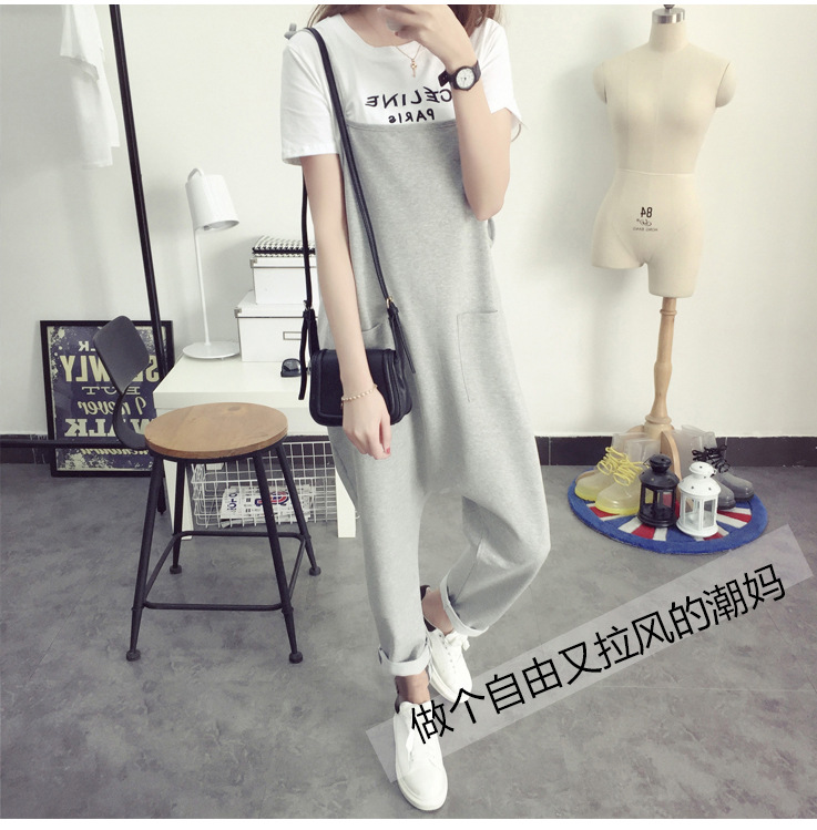Large yard special 200 Pounds of fat mm pregnant woman Jumpsuits Autumn trousers Pants thin models Hanging crotch loose rompersin the Women's clothing/Boutique , Large size women category - from Buy2taobao.com to provide professional Taobao agent buy service