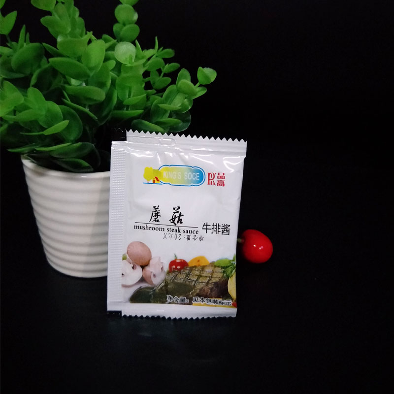 For high Mushroom steak sauce Small bag 20g/ barbecue steak Western Restaurant Dedicated 100 packagein the Agri rice/Dried foods/Condiment , Condiment/Jam/Salad , Sauce , Seasoning sauce category - from Buy2taobao.com to provide professional Taobao agent buy service