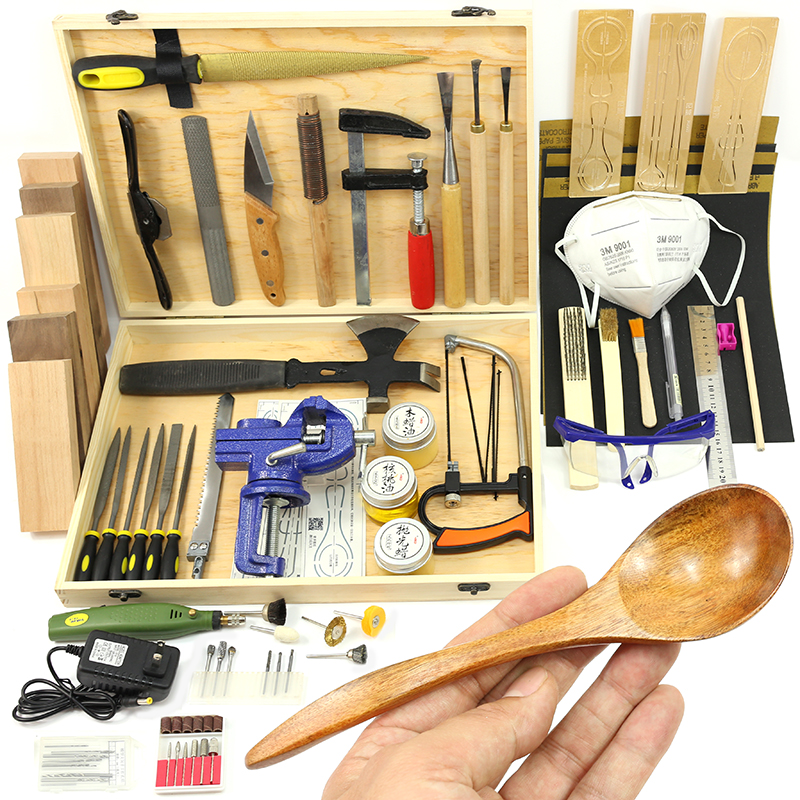 挖木勺DIY套装工具 木工新手入门木作手作餐具木艺雕刻刀电动组合在类目 五金/工具, 手动工具, 工具组合套装, 组合套装中 - 来自Buy2taobao.com提供专业的淘宝代购服务
