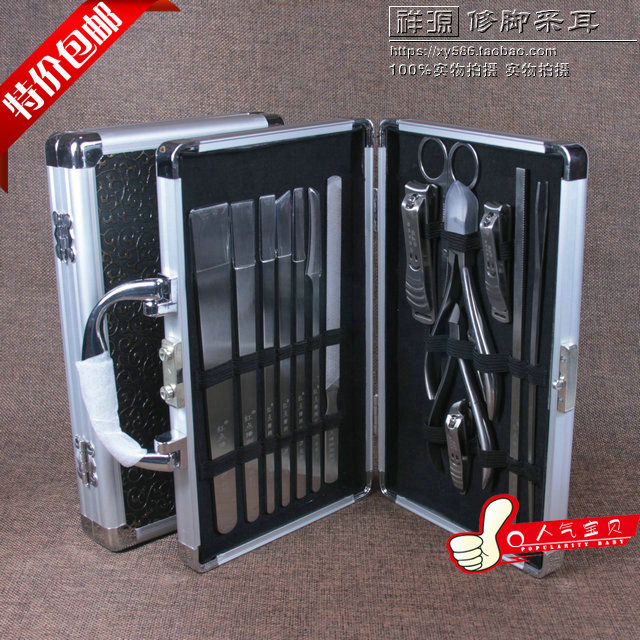 正品包郵揚州三把刀鎢鋼高檔家用修腳指甲刀美甲工具15件套德國在類目 家庭/個人清潔工具, 個人洗護清潔用具, 指甲刀/指甲鉗, 美甲/修甲套裝中 - 來自Buy2taobao.com提供專業的淘寶代購服務