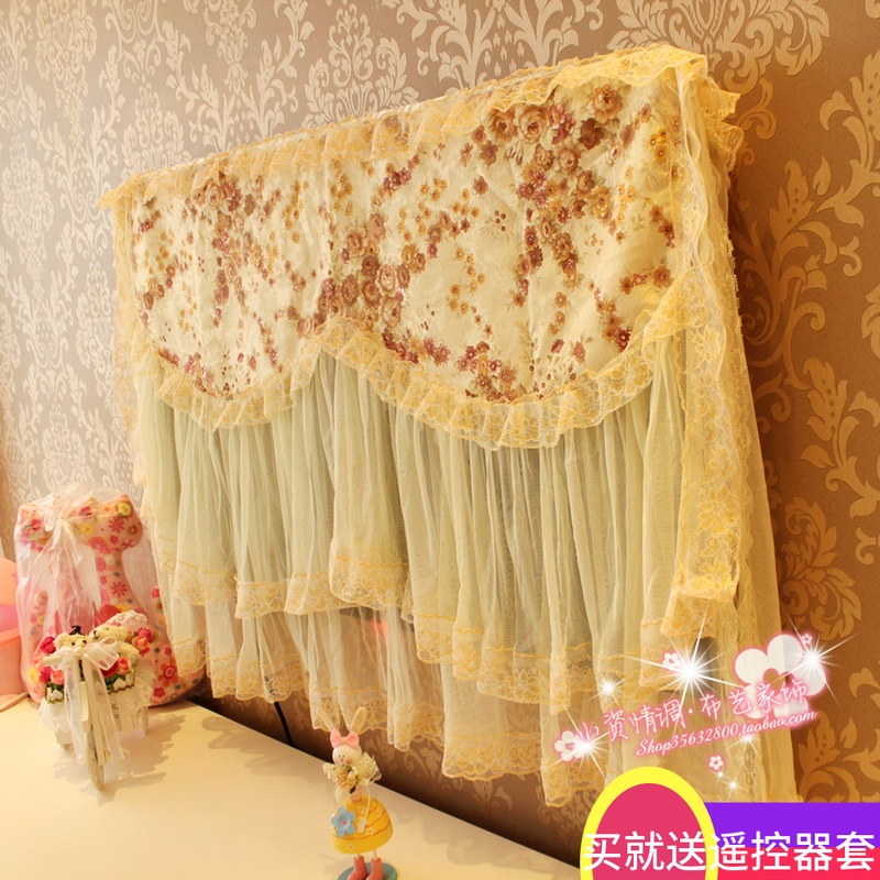 exquisite Lace hood LCD TV high-grade TV dust cover European-style hanging hood)Multi dimensionin the Home Fabric , Dust protection cover , TV cover category - from Buy2taobao.com to provide professional Taobao agent buy service