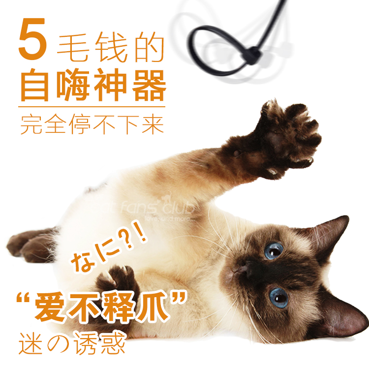 猫友乐园|猫咪玩具另类逗猫棒自动逗猫棒自嗨神器-尼龙扎带 2根在类目 宠物/宠物食品及用品, 猫/狗玩具, 其它玩具中 - 来自Buy2taobao.com提供专业的淘宝代购服务