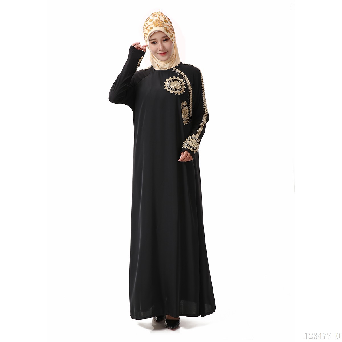 新款迪拜旅游女装穆斯林阿拉伯连衣裙气质礼拜服装女进口纱料长袍|ruв категории Женская одежда, костюм/национальная одежда/театр костюм, национальная одежда/этап погрузки - от Buy2taobao.com для оказания профессиональной услуги покупки агента Taobao