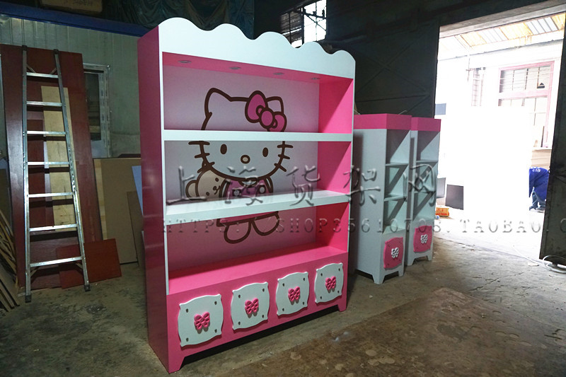 粉色hello kitty展柜迪士尼儿童玩具凯蒂猫商场高柜卡通造型柜在类目 商业/办公家具, 货架/展柜, 精品展柜/陈列柜中 - 来自Buy2taobao.com提供专业的淘宝代购服务