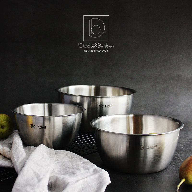 Export order 18-10 Stainless steel Salad bowl baking Bowl Soup bowl Basin kitchen Usein the Tableware , Tableware , Basin category - from Buy2taobao.com to provide professional Taobao agent buy service