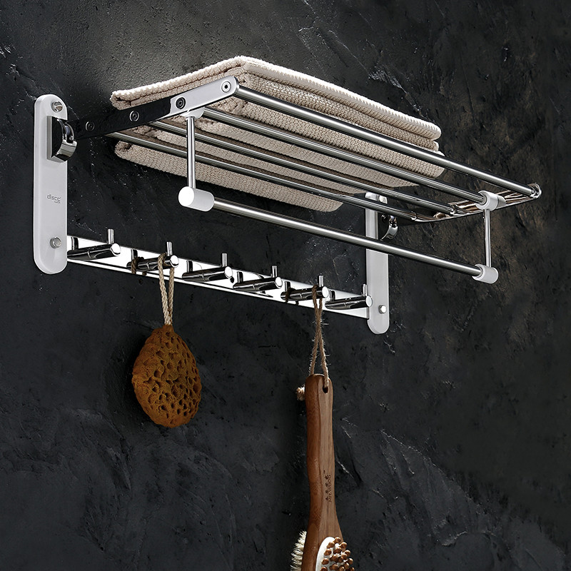 304 Stainless steel 2 Towel rack fold Towel rack Shower Room TOILET Shelf bathroom hardware Pendant Boutiquein the Decoration main material , Toiletries , Bathroom Hardware/Pendant , Towel rack/Towel rack category - from Buy2taobao.com to provide professional Taobao agent buy service