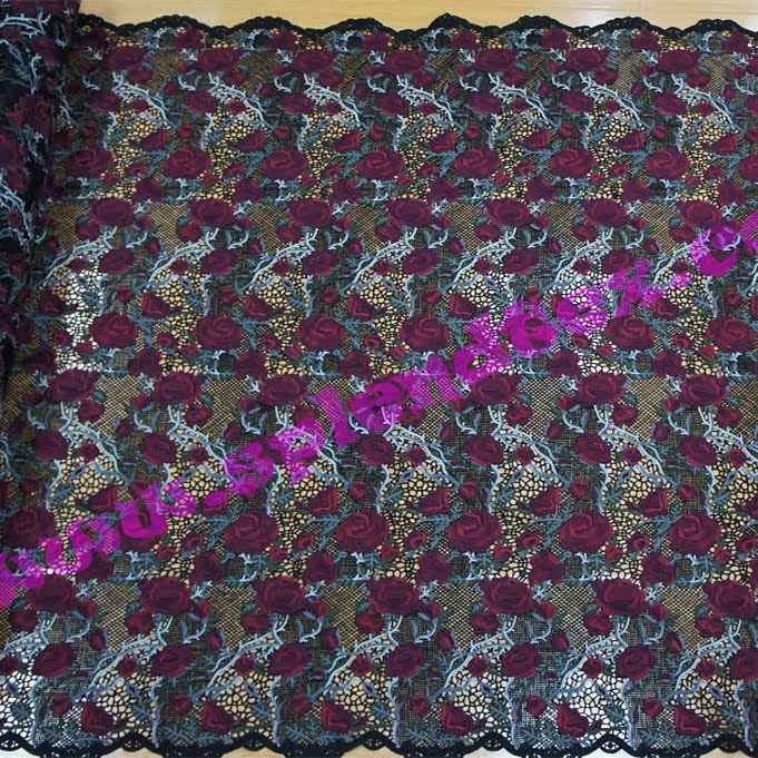 大哥 重工 水溶 蕾丝 刺绣 多色 彩色 玫瑰花 布面料 粉色 红色在类目 服饰配件/皮带/帽子/围巾, 制衣面料, 布面料中 - 来自Buy2taobao.com提供专业的淘宝代购服务