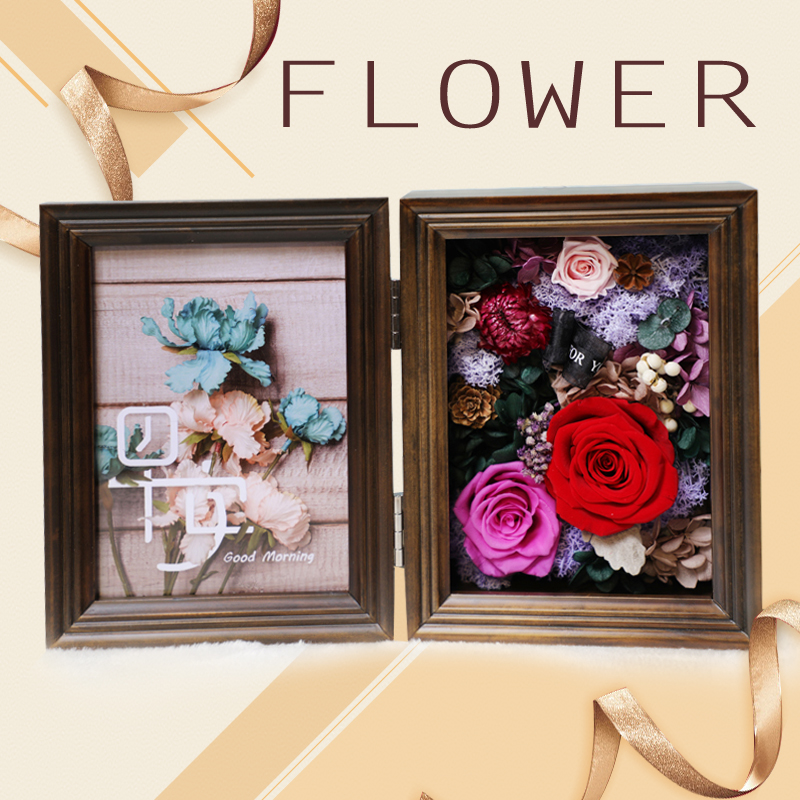 Spend eternity Photo frame album Gift box rose Dry bouquet Decoration Mother's Day 520 Valentine's Day A birthday presentin the Flower delivery/Flowers simulation/Plants gardening , Spend eternity/Dried flowers , Spend eternity category - from Buy2taobao.com to provide professional Taobao agent buy service