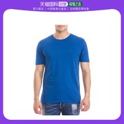 香港直邮hugoboss男士蓝色，圆领短袖t恤lecco-50385281-426潮流