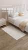 地毯卧室床边毯现代简约抗菌环保极简素色百搭耐脏奶油风主卧