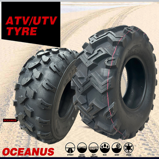 atvutv沙滩车轮胎卡丁车10寸12寸四轮农夫车胎，大小公牛19x7-8