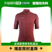 韩国直邮highmanhms502深红色短袖毛织，自行车服装