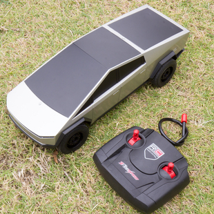 特斯拉赛博皮卡电动遥控车，赛车玩具小汽车充电版，跑车儿童男孩模型