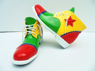 小丑鞋年会创意搞怪鞋成人万圣节cos演出鞋子滑稽小丑魔术表演鞋