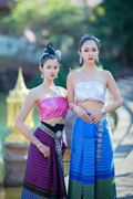 傣王妃服饰泰国服装，傣族传统抹胸修身苗条裹胸泼水节服装日常表演