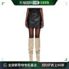 香港直邮潮奢nanushka女士黑色susan皮革短裙nw24rssk01999