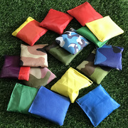 儿童沙包运动玩具互动亲子投掷多色迷彩手工决明子方形沙包