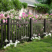 户外防腐木栅栏别墅庭院绿化围栏，护栏装饰菜园，花园室外实木小篱笆