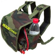电瓶背包双肩背包渔具百折胶熟塑料电池双肩，包升压(包升压)器锂电池背包