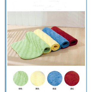 雪尼尔全棉地垫浴室防滑吸水垫卫生间门垫脚垫双面绒两面用地毯