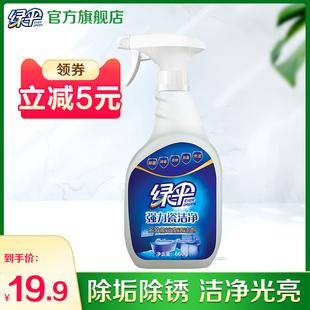 绿伞瓷砖清洁剂洁瓷剂660g卫生间浴室马桶清洁家用厕所玻璃去污垢