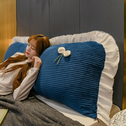 可爱萝莉风 网红床头靠垫现代简约床上大靠背飘窗靠枕可拆洗固定