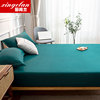 纯素色床笠单件1.8m床单全包，防尘罩席梦思床垫，保护套固定防滑床罩