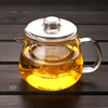 加厚耐热玻璃茶具套装三件式花茶壶，带过滤花草功夫茶具水具花茶杯