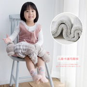 日系秋冬儿童保暖毛圈袜，卡通加厚宝宝袜，可爱儿童袜子3双组合装