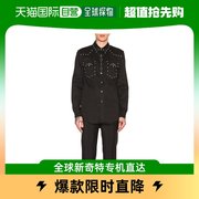 香港直邮Givenchy 双口袋铆钉牛仔衬衫 16S0917471