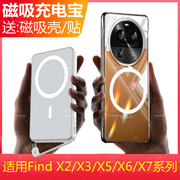 FIND适用OPPO磁吸无线充电宝FindX7Ultra手机2背夹X6电池3源X5Pro