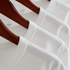 300g碳素磨毛重磅纯白色圆领长袖，t恤秋冬季纯棉，厚实男女款打底衫