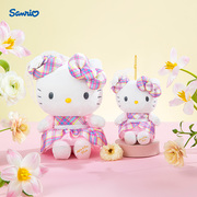 进口同步发售Sanrio三丽鸥彩格系列HelloKitty公仔挂件手机包